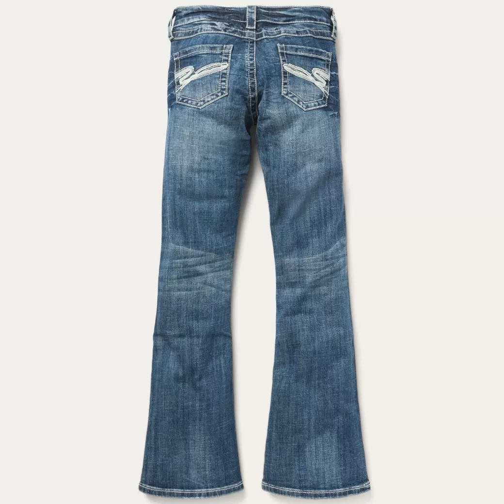 816 Fit Jeans With White "S" Back Pocket | Stetson Cheap