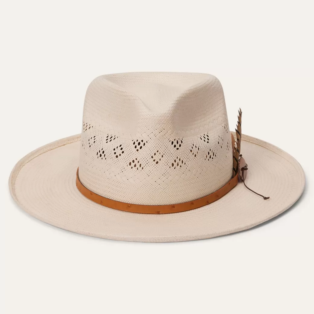 Andromeda Vented Straw Fedora | Stetson Best