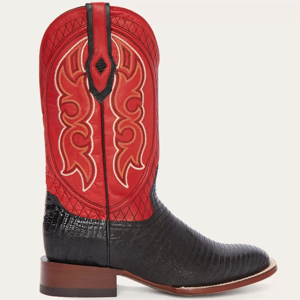 Arlington Teju Red Matte Cowboy Boot | Stetson Store