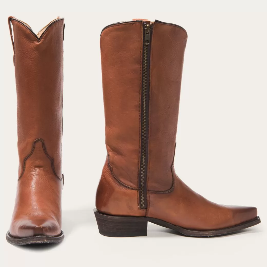 Austin Burnished Leather Snip Toe Boot | Stetson Cheap