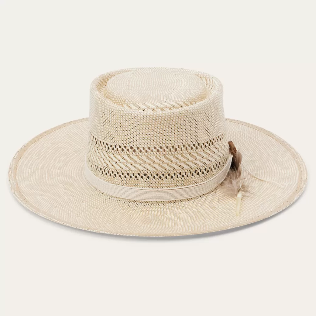 Batterson Straw Flat Brim Hat | Stetson Shop