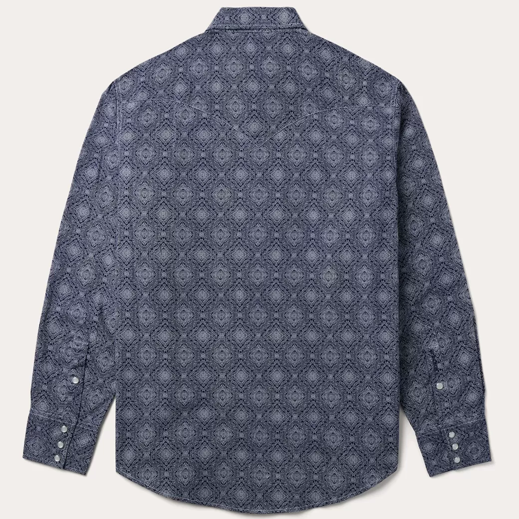 Medallion Print Western Shirt | Stetson Flash Sale