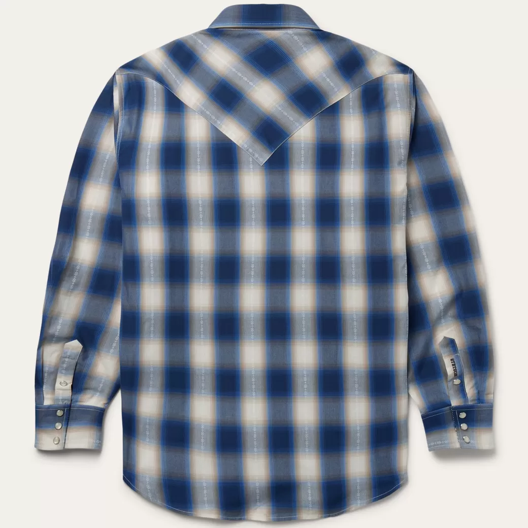 Ombre Plaid Western Shirt | Stetson Discount