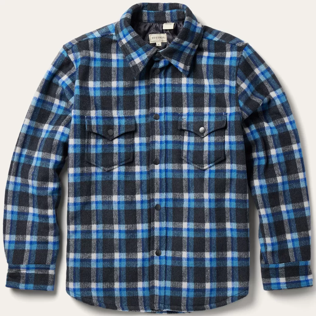 Plaid Quilted Shirt Jacket | Stetson Best Sale