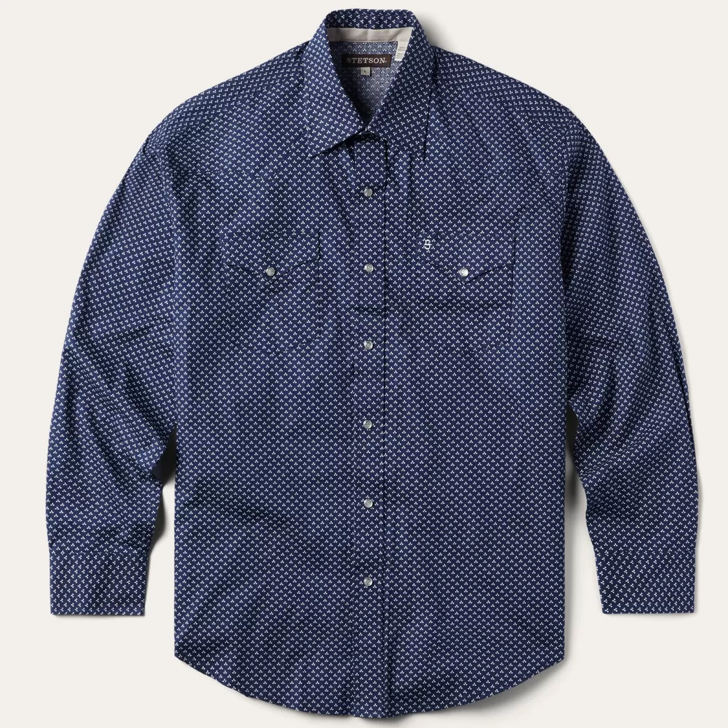 Polaris Geo Print Western Shirt | Stetson Outlet