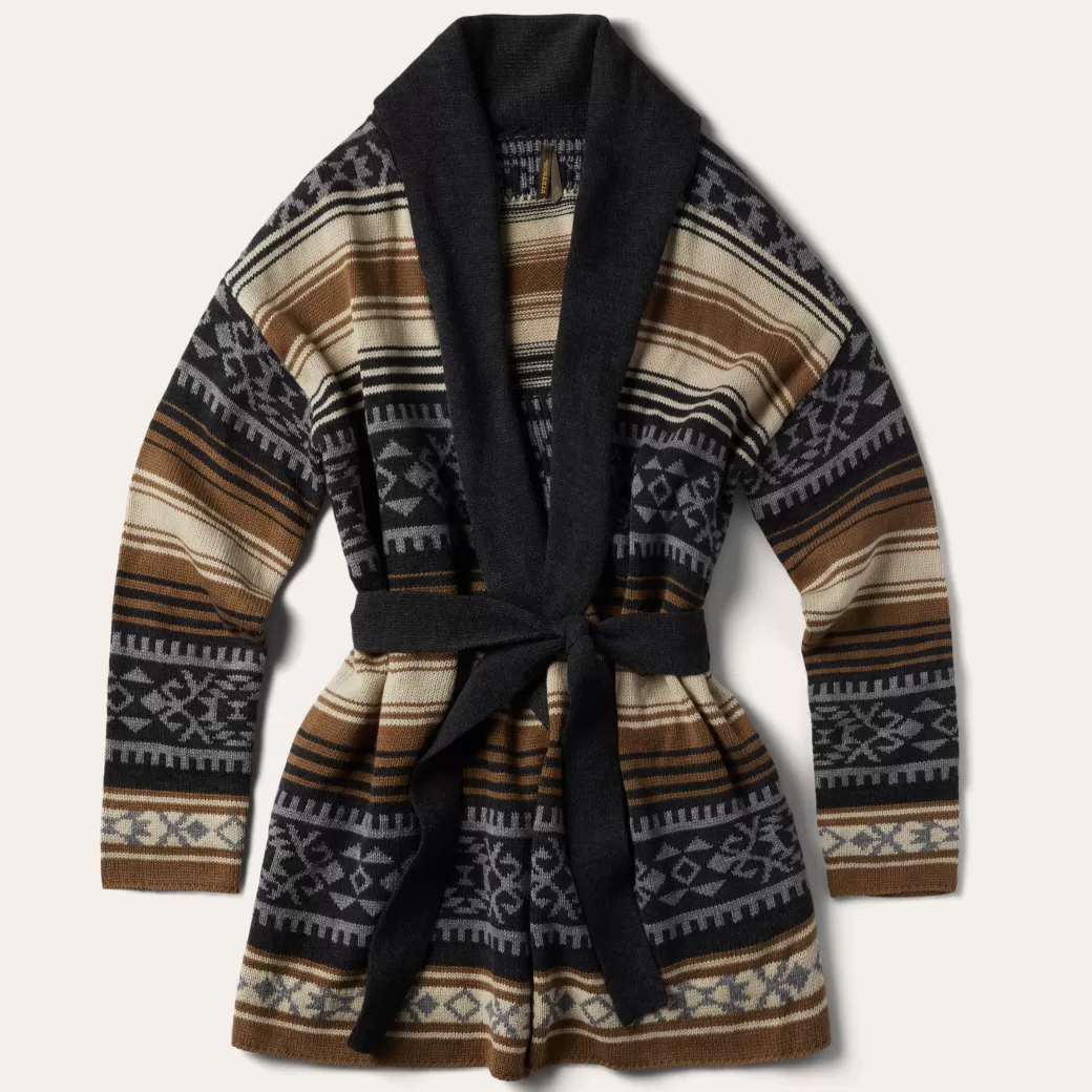 Serape Belted Cardigan | Stetson Hot