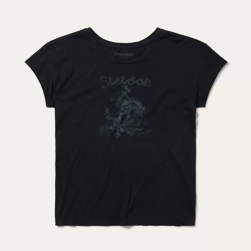 Bucking Cowboy Graphic Tee | Stetson Discount