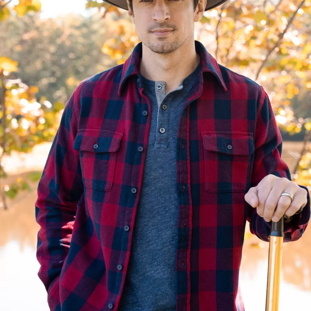 Buffalo Check Twill Shirt | Stetson Shop