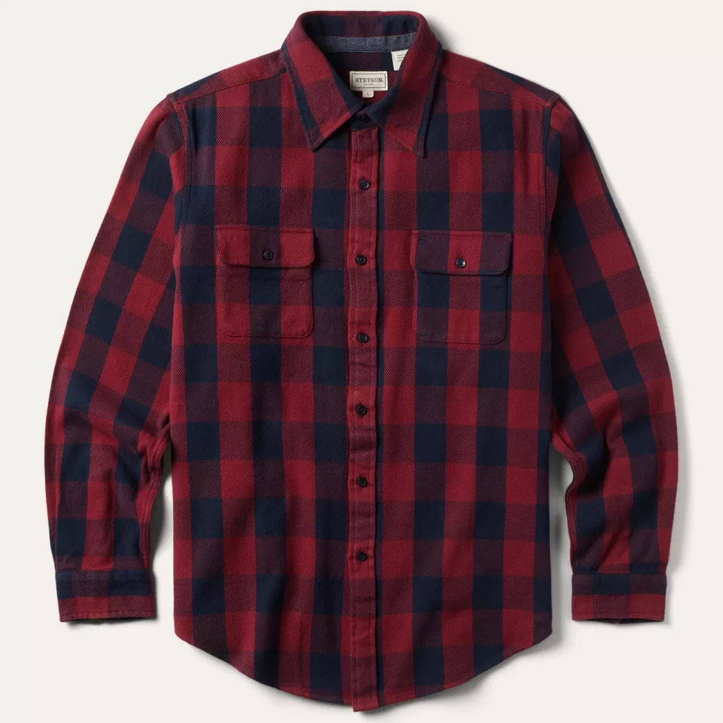 Buffalo Check Twill Shirt | Stetson Shop