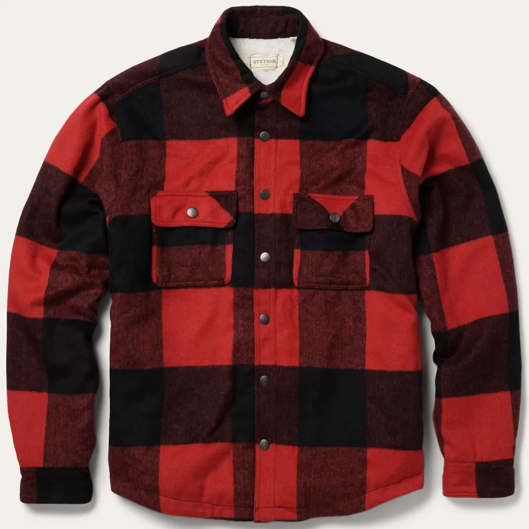 Buffalo Plaid Western Coat | Stetson Flash Sale