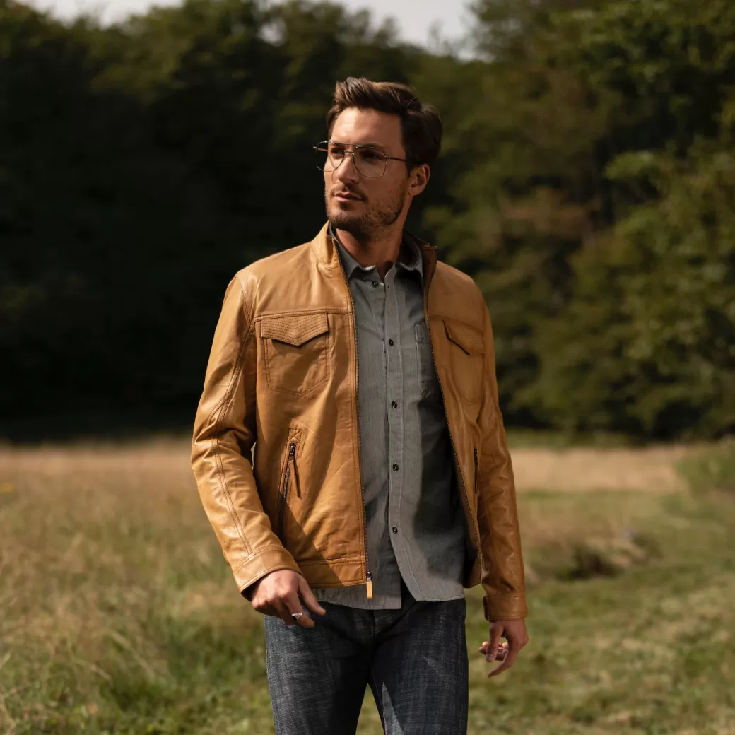 Butter Soft Distressed Leather Jacket | Stetson New