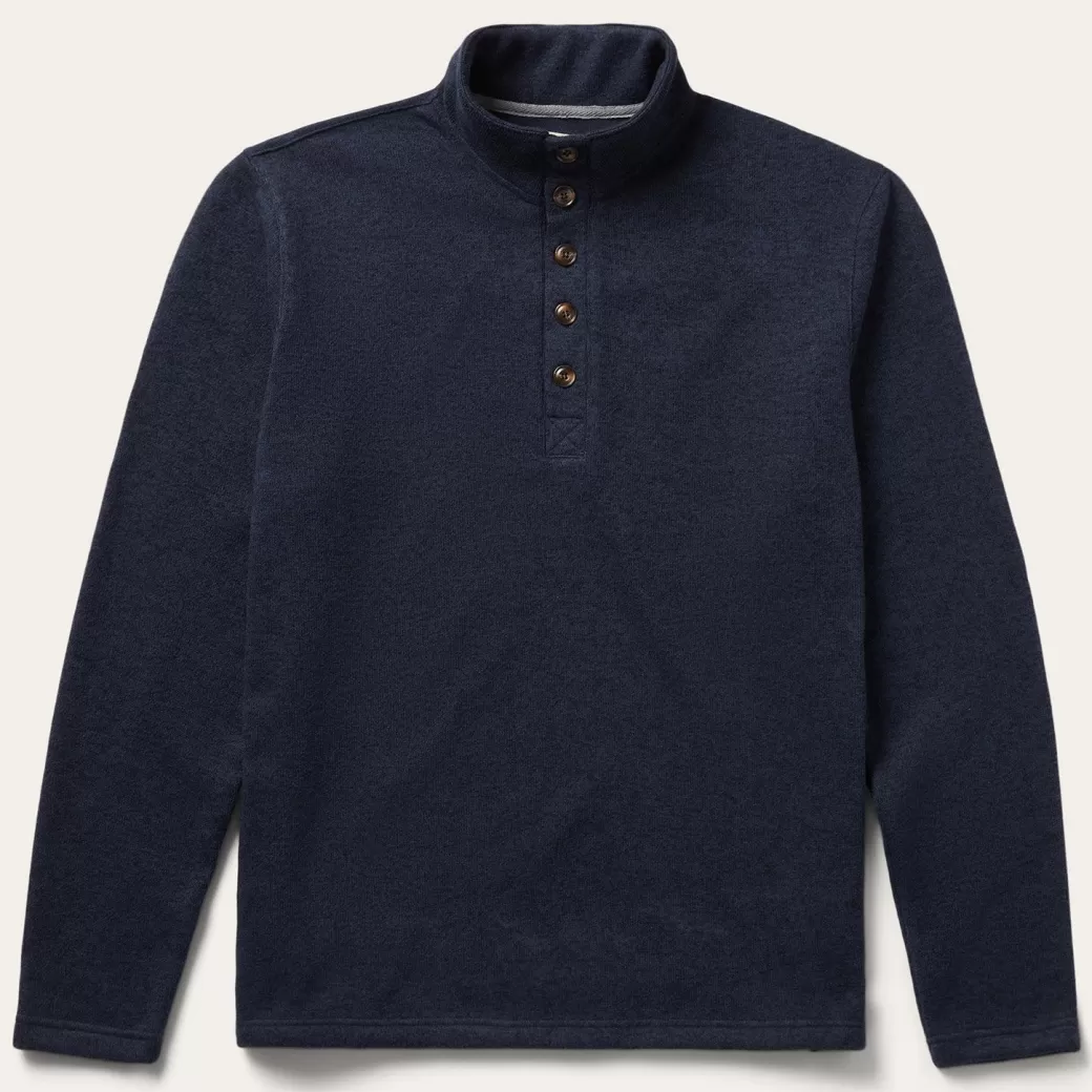 Button-Front Pullover Knit Sweater | Stetson Cheap