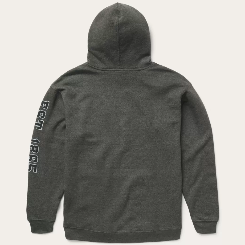 Charcoal Heather Fleece Hooded Sweatshirt | Stetson Cheap