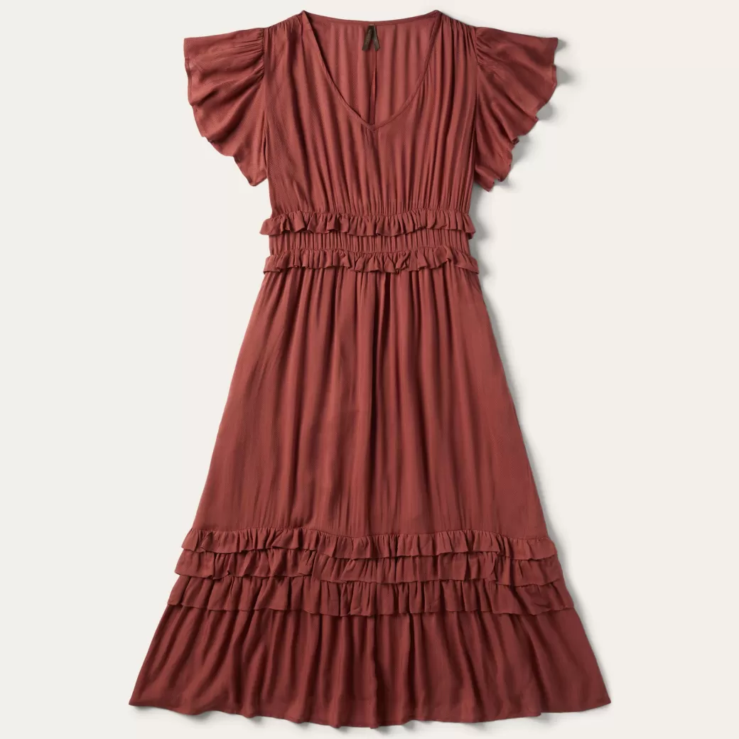 Cinnamon Herringbone Dress | Stetson Best