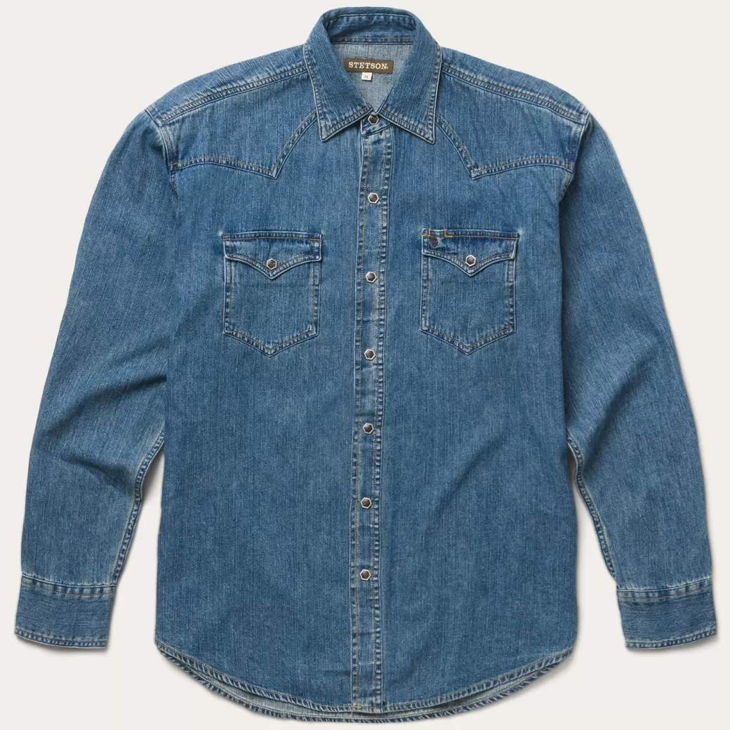 Classic Denim Shirt | Stetson Cheap