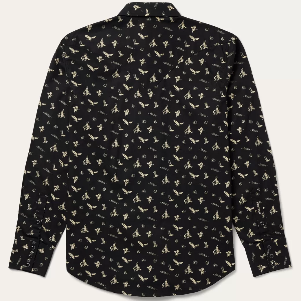 Conversation Print Western Shirt | Stetson Fashion