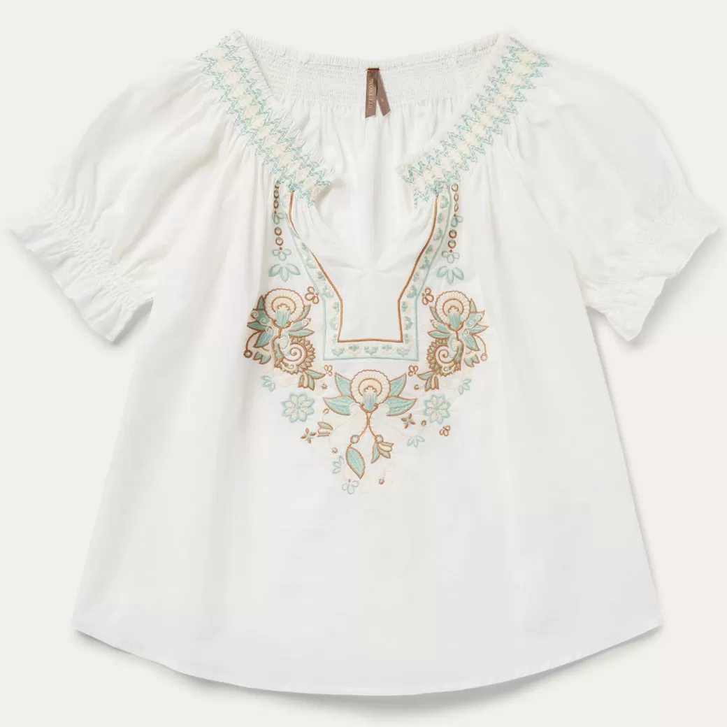 Cotton Voile Peasant Blouse | Stetson Hot