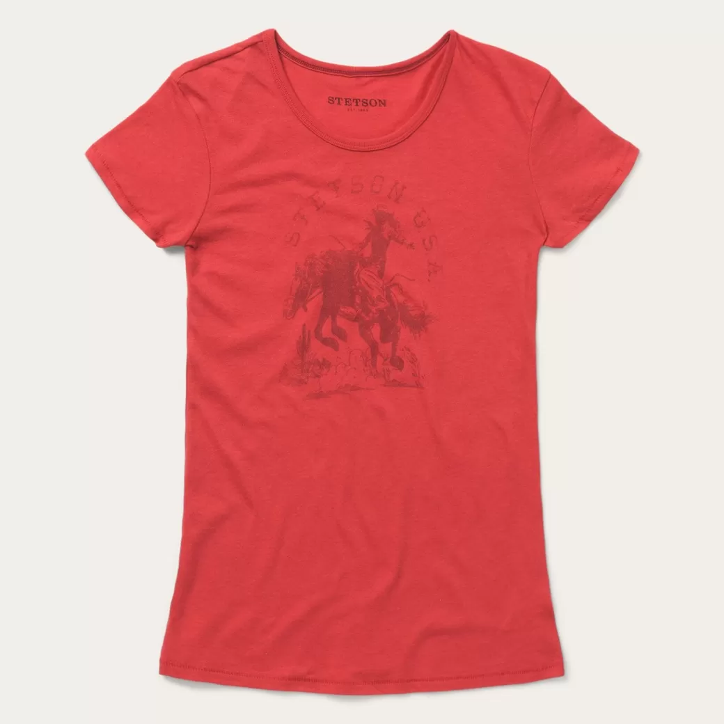 Cowgirl Graphic Tee | Stetson Clearance