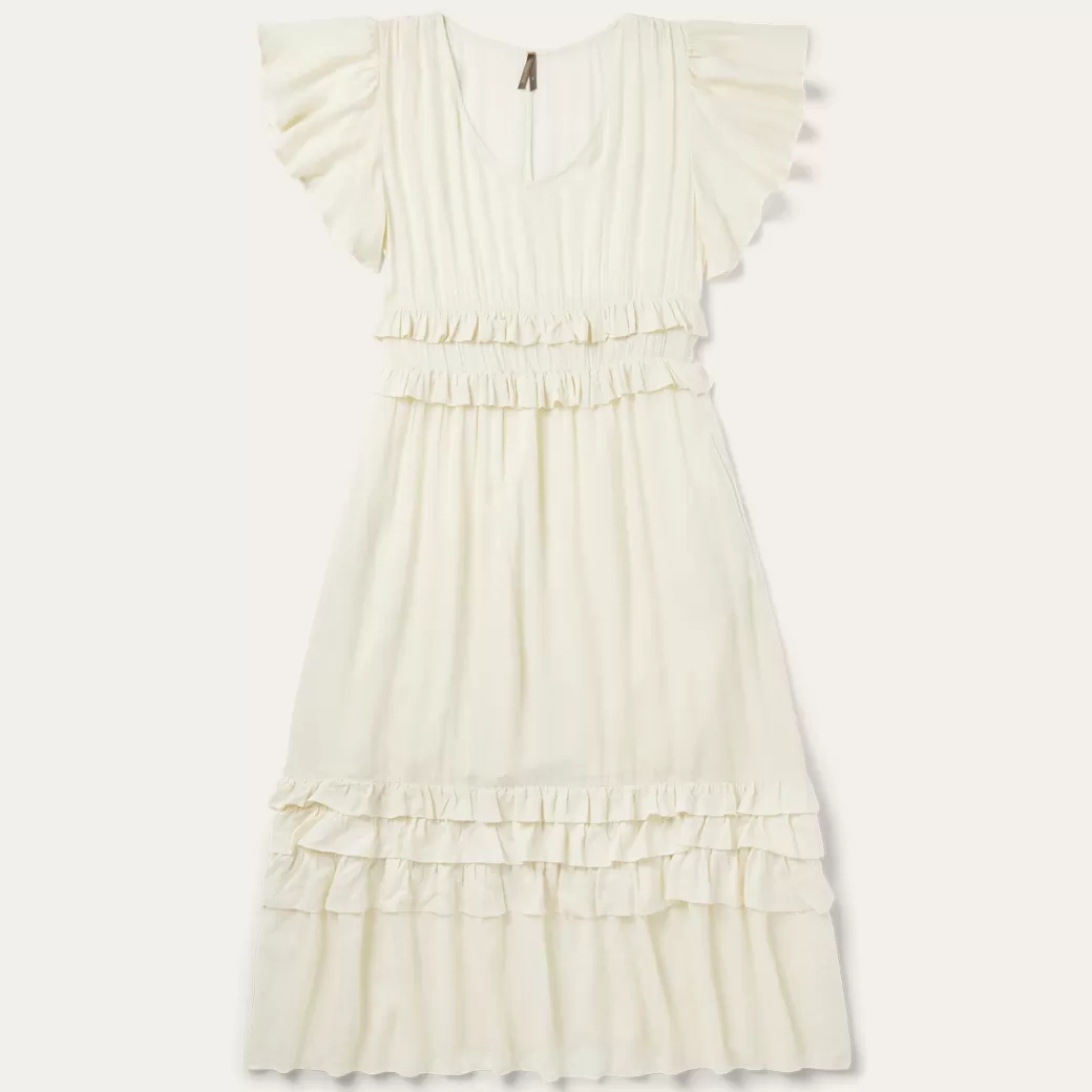 Cream Herringbone Dress | Stetson Cheap