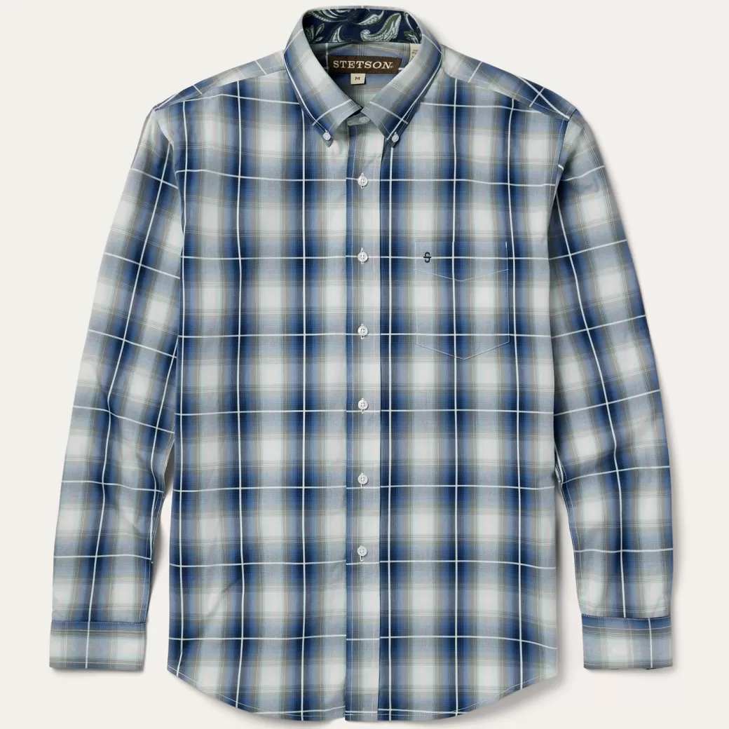 Crystal Plaid Button Down Shirt | Stetson Best