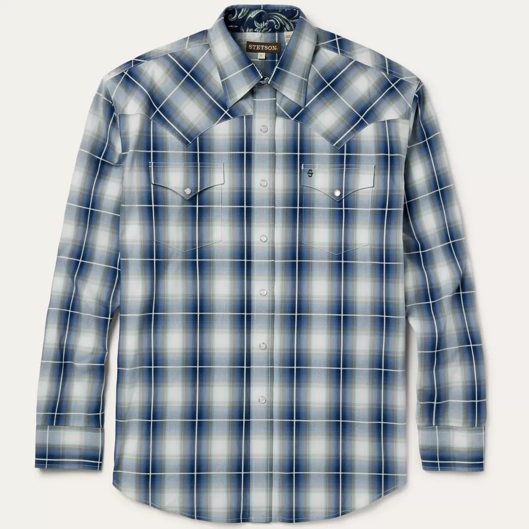 Crystal Plaid Western Shirt | Stetson Best Sale