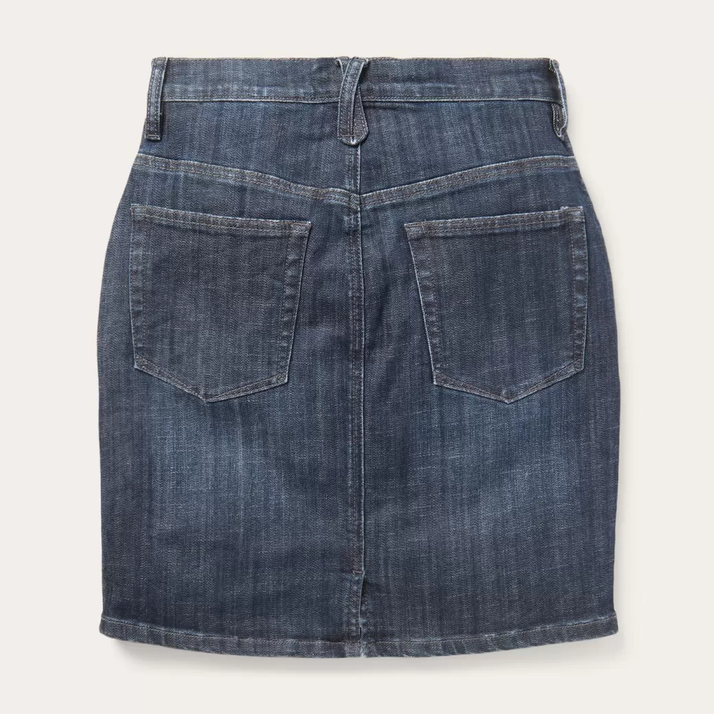 Dark Denim 5-Pocket Skirt | Stetson Best Sale