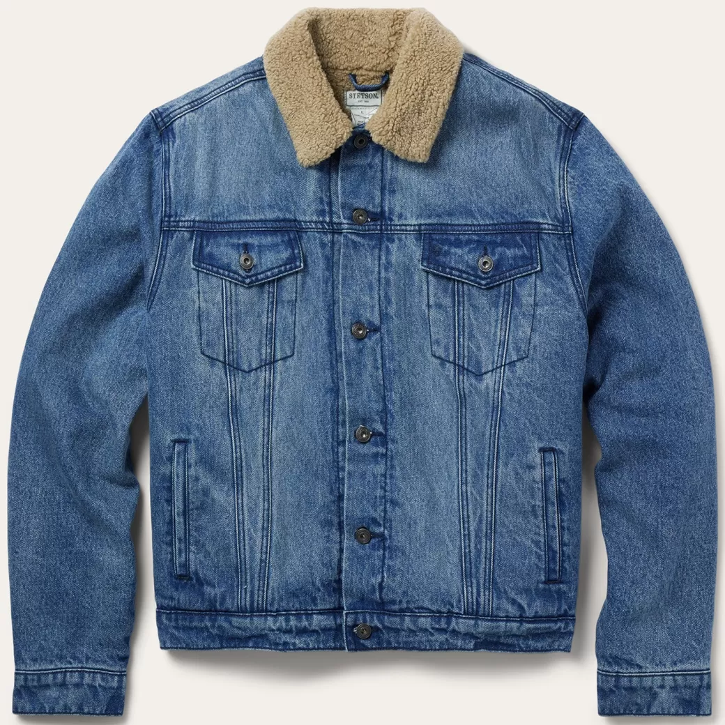 Denim Sherpa Jacket | Stetson Clearance