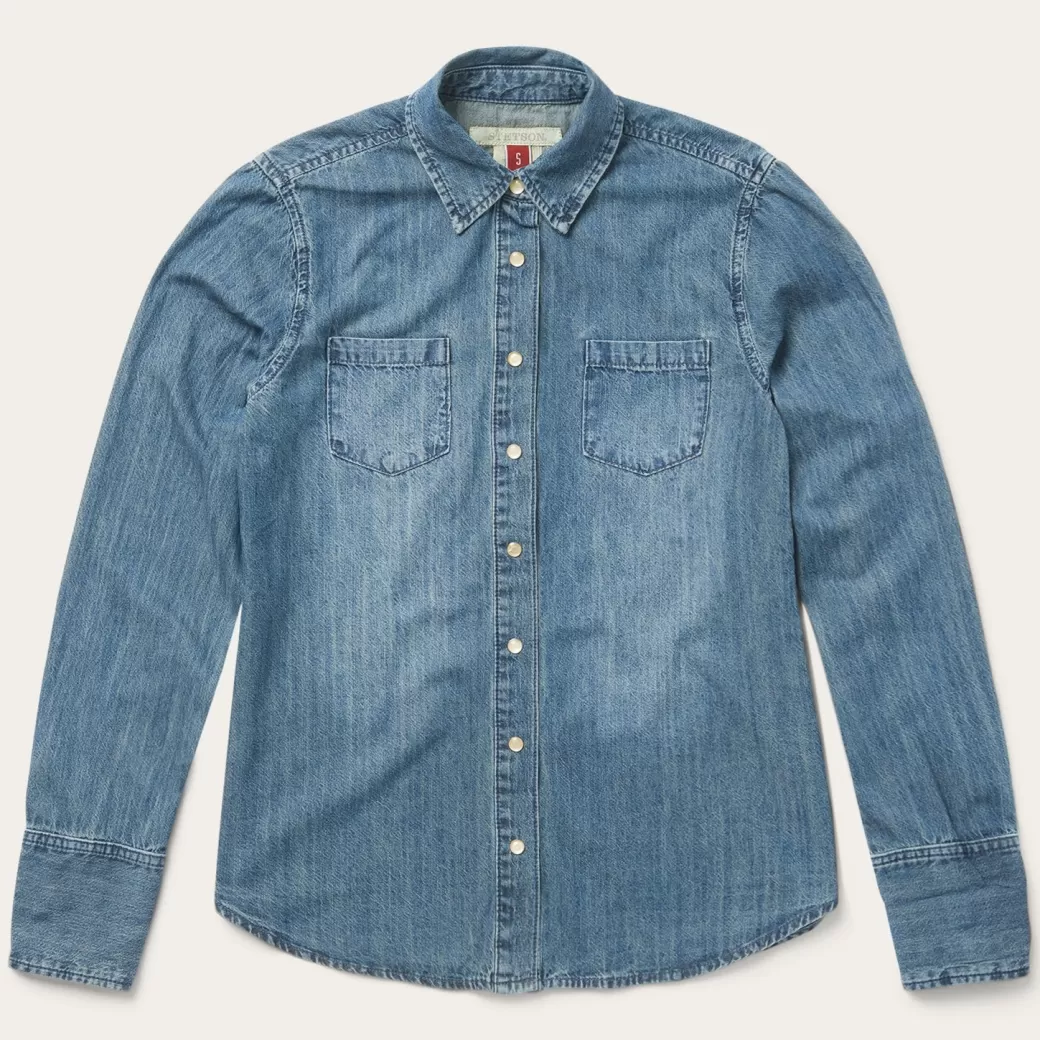 Denim Snap Front Western Shirt | Stetson Store