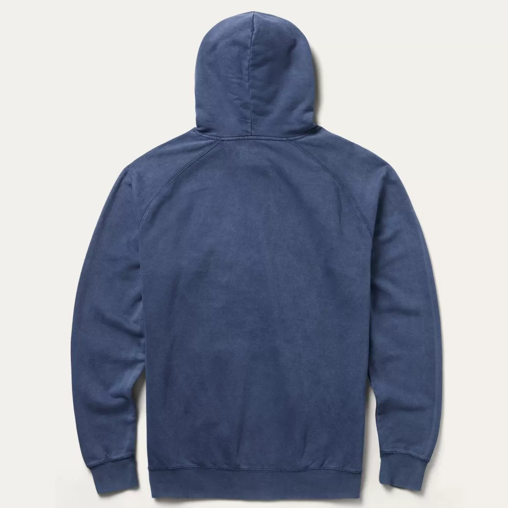 Distressed Logo Hooded Sweatshirt | Stetson Online