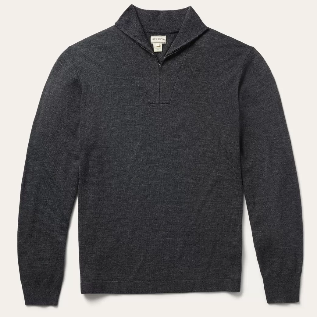 Elbow Patch Knit Sweater in | Stetson Clearance