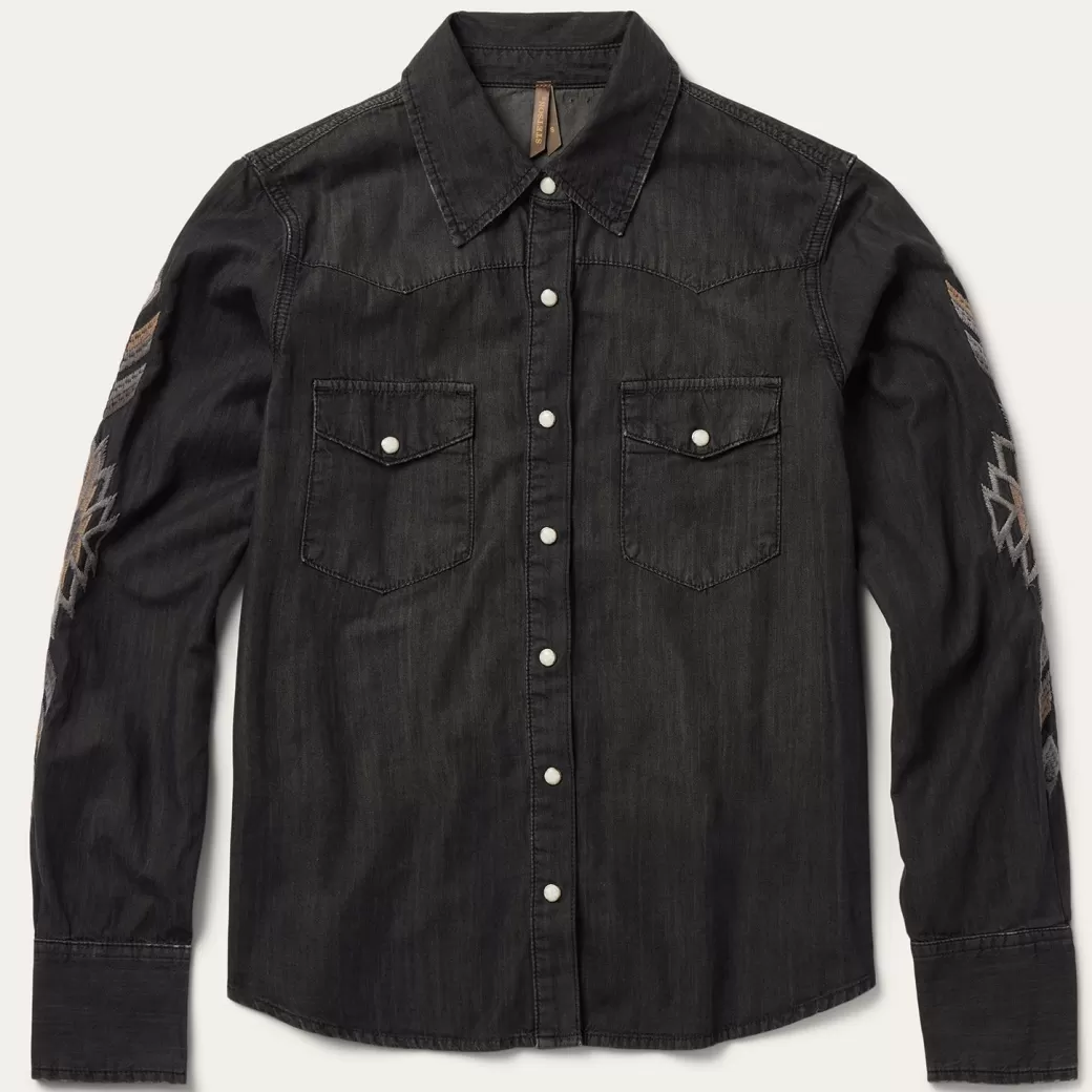 Embroidered Denim Shirt | Stetson Best