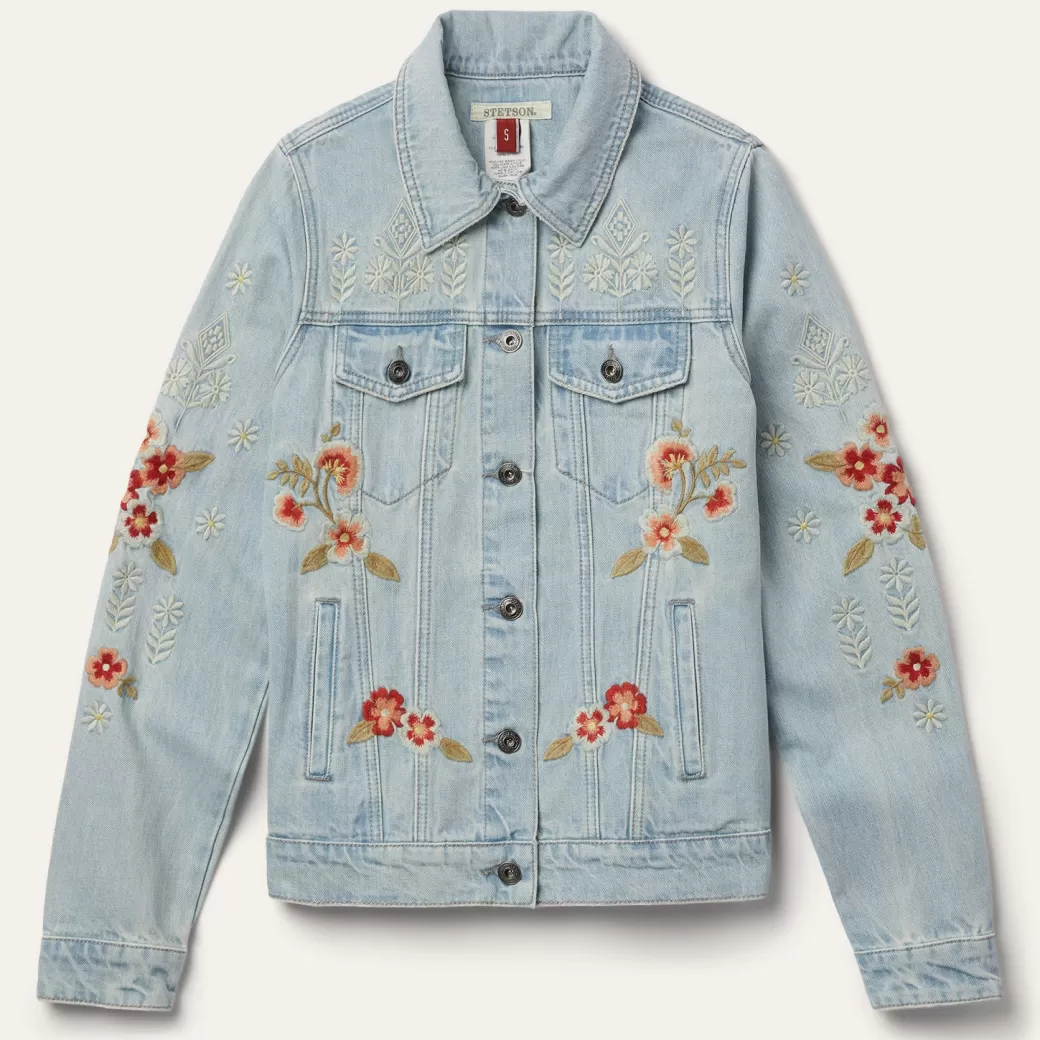 Embroidered Denim Jacket | Stetson Clearance