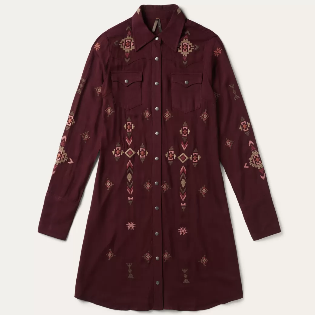 Embroidered Shirt Dress | Stetson Fashion