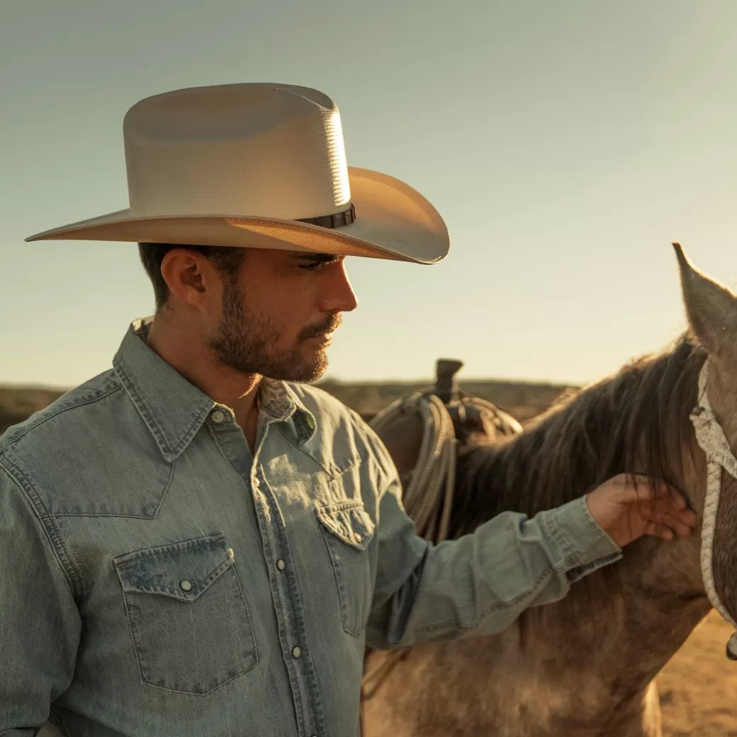 Evilla De Oro 1000X Straw Cowboy Hat | Stetson New