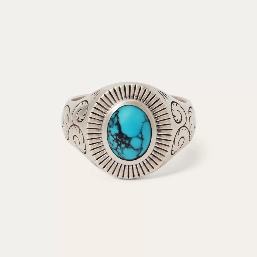 Filigree Ring with Turquoise | Stetson Shop