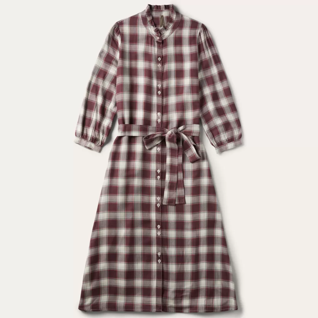 Gaucho Plaid Prairie Shirt Dress | Stetson Flash Sale