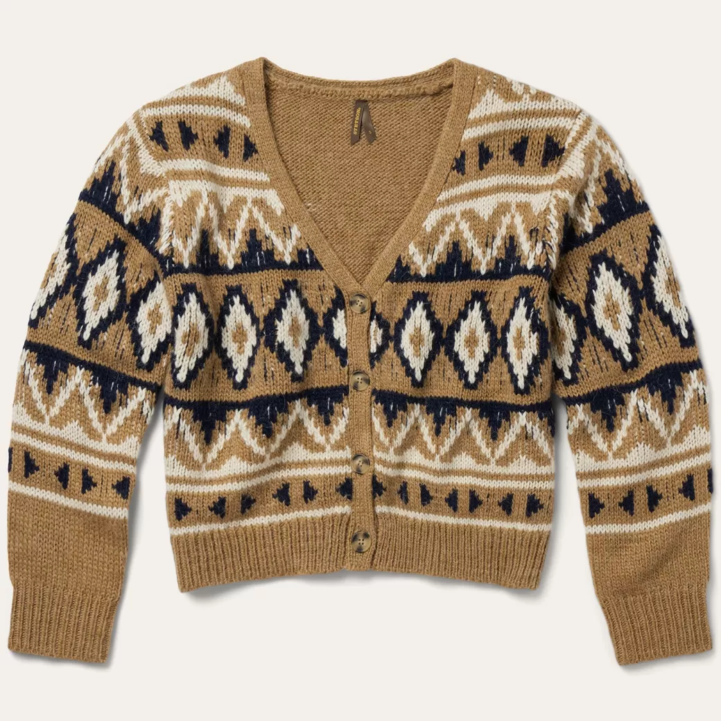 Gold Aztec Cardigan | Stetson Discount