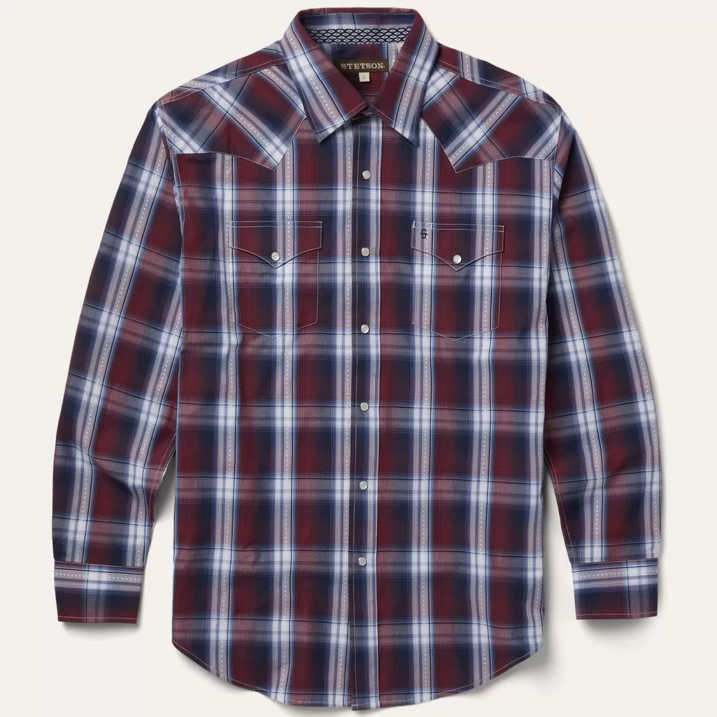 Good Luck Plaid Western Shirt | Stetson New