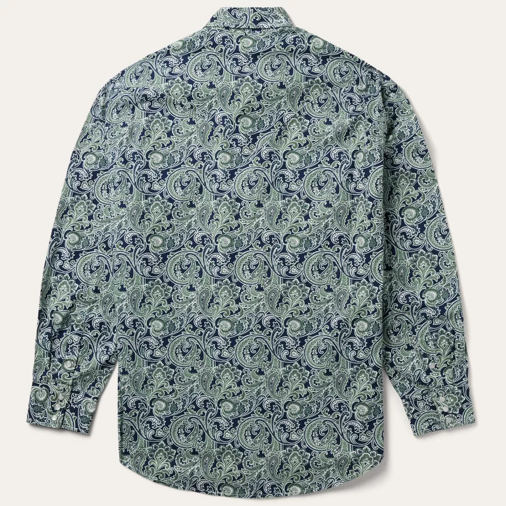 Greenspring Paisley Print Western Shirt | Stetson New