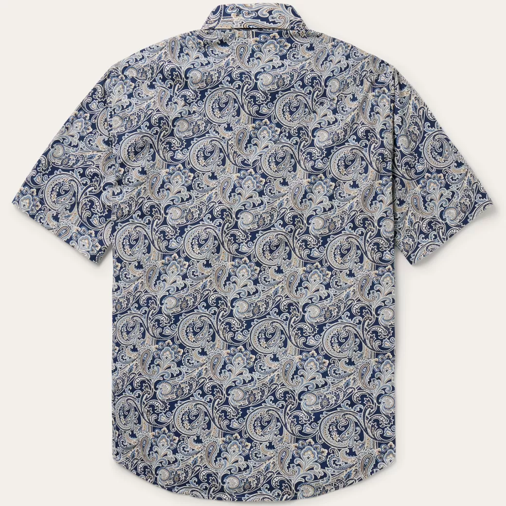 Greenspring Paisley Short Sleeve Western Shirt | Stetson Flash Sale