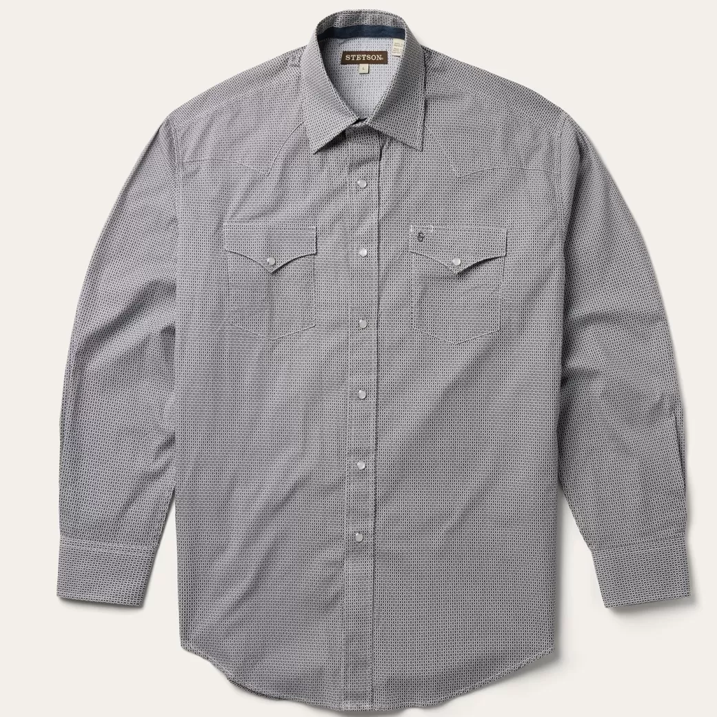 Geo Print Western Shirt | Stetson Store