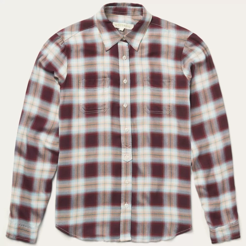 Harvest Plaid Blouse | Stetson Store