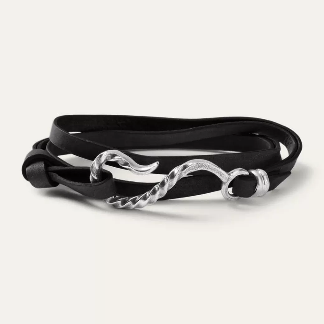 Hook Leather Bracelet | Stetson Outlet