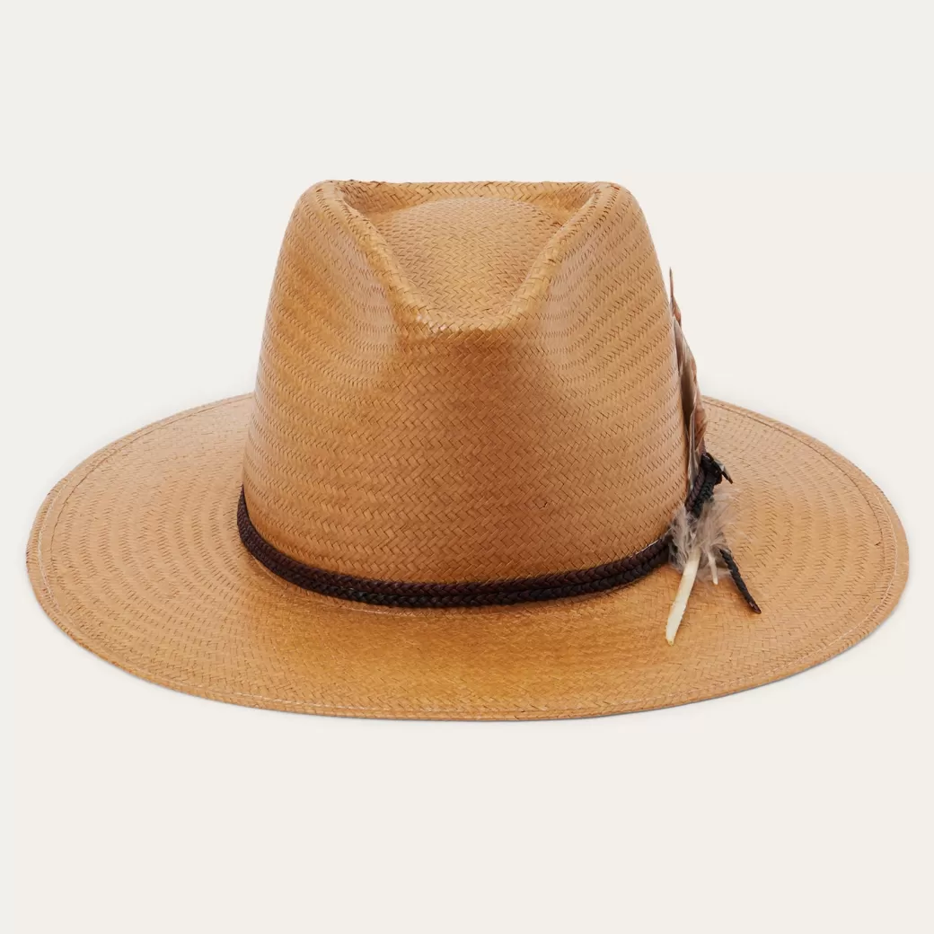 Juno Shantung Straw Fedora | Stetson Outlet