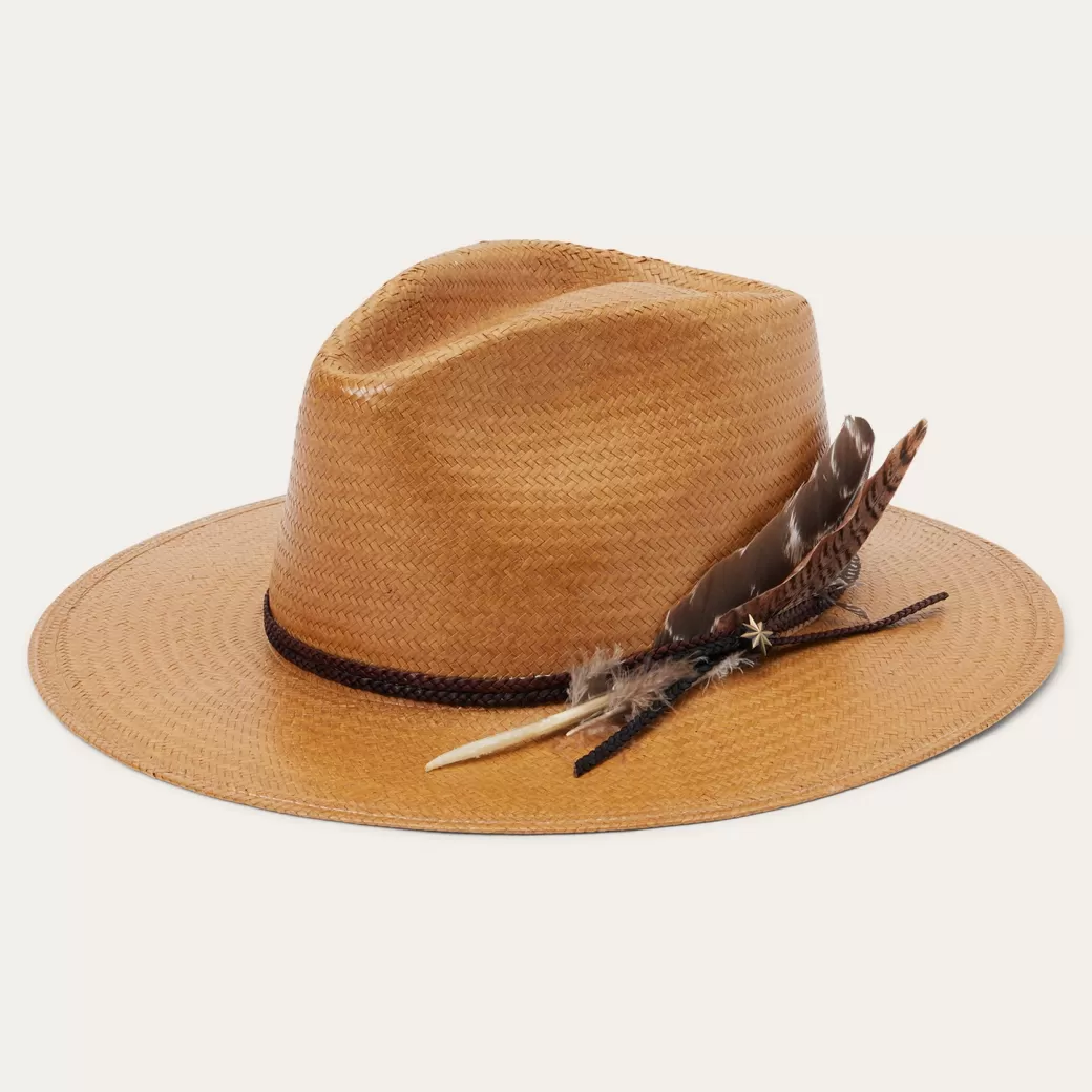 Juno Shantung Straw Fedora | Stetson Outlet