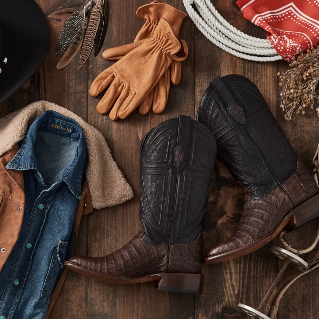 Kaycee Caiman Belly Cowboy Boot | Stetson Discount