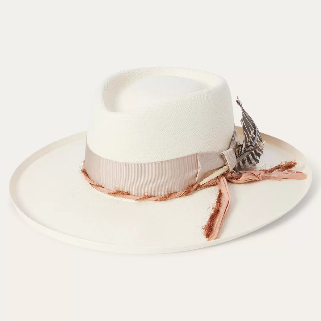 Kings Row Shantung Straw Fedora | Stetson Store