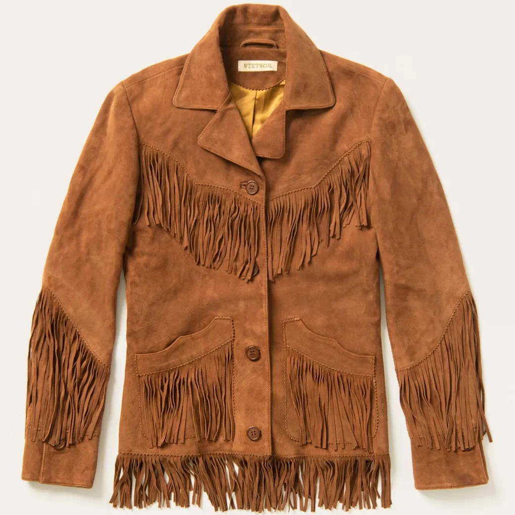 Lamb Suede Fringed Jacket | Stetson Discount