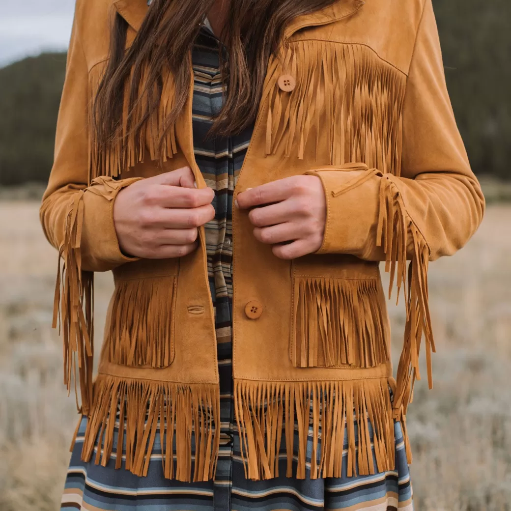 Lamb Suede Fringed Jacket | Stetson Discount