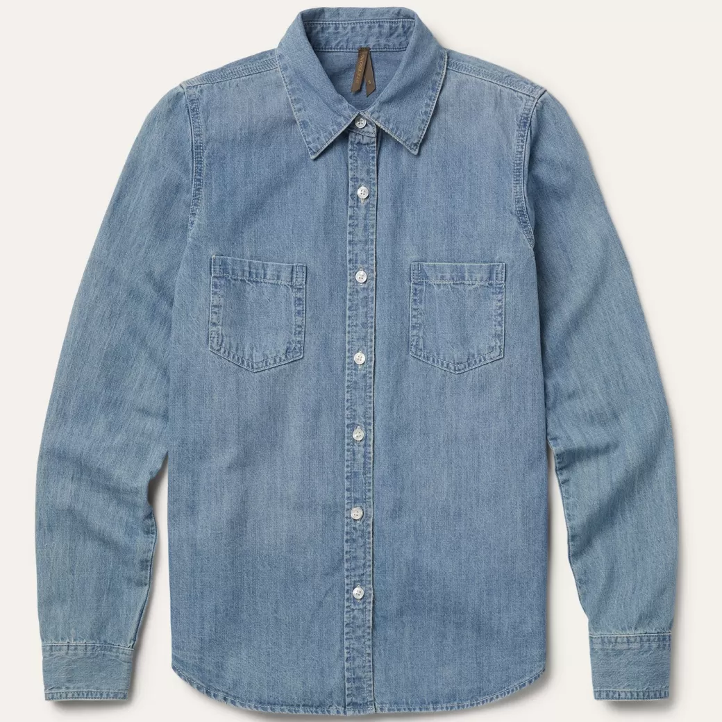 Long-Sleeved Denim Shirt | Stetson Hot